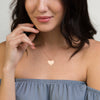 Nasty Woman Engraved Heart Necklace - Shrill Society 