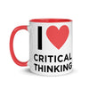 I Love Critical Thinking Ceramic Mug - Shrill Society 
