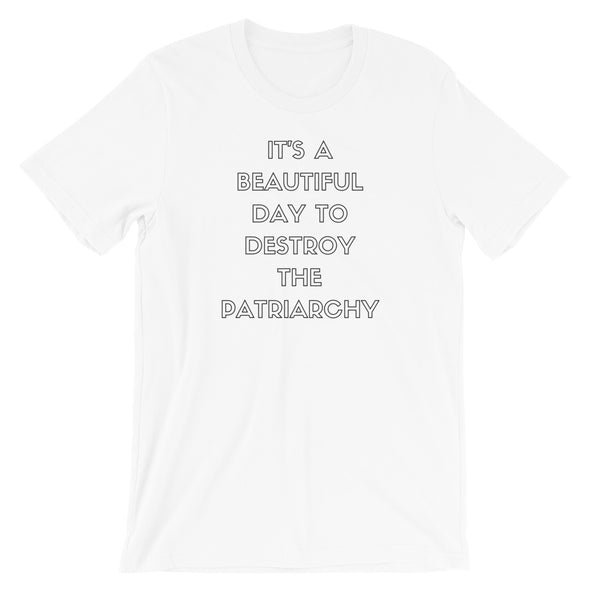 It's A Beautiful Day To Destroy The Patriarchy Shirt - Shrill Society 